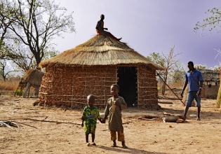 Hut Building in Zambia